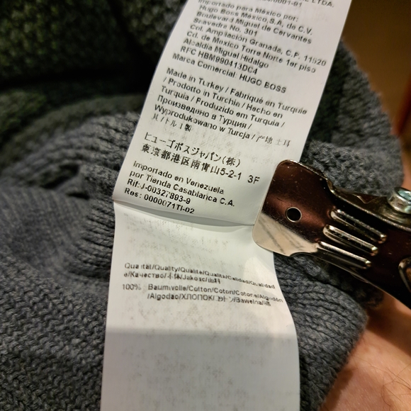 BOSS Gray Men's Sweater - Picture 5 of 5